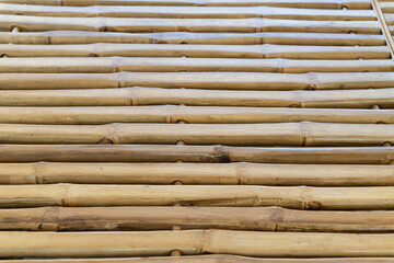Bamboo natural material for a table