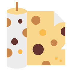 fabric flat icon style