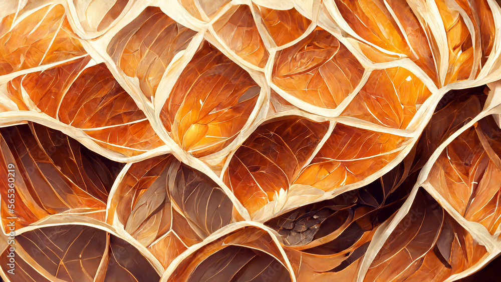 Poster Simple background made of tortoise shell illustration Generative AI Content by Midjourney