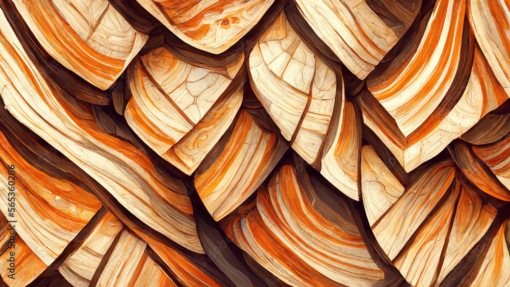 Poster Simple background made of tortoise shell illustration Generative AI Content by Midjourney