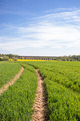 Agricultural landscape in the UK.