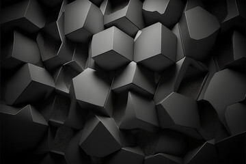 texture 3d illustration black triangular abstract background, grunge surfaces with black theme, hexagon textures in technology concept, background and ...   texture hd ultra definition