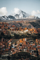 Amazing Panoramic View of Capital of Bolivia La Paz South America El Alto