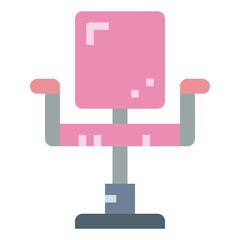 chair flat icon style