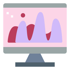 computer flat icon style