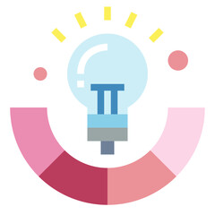 idea flat icon style