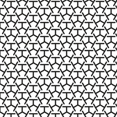 Fototapeta premium Pattern Design. seamless pattern. Vector seamless pattern. Modern stylish texture with monochrome trellis.Geometric Pattern Design