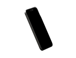 All-screen smartphone mockup isolated 3d - mockup