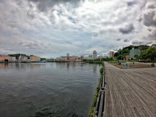 Obraz premium 【神奈川】横須賀 ヴェルニー公園からの眺め