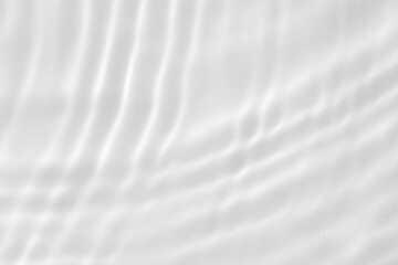 Abstract white transparent water shadow surface texture natural ripple background
