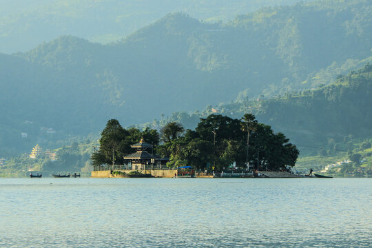 Tal Barahi Temple in Pokhara Lakeside, Nepal