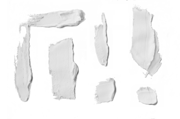 brush stroke isolated on white background	