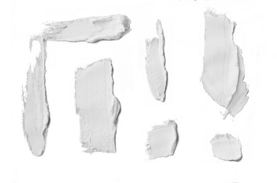 brush stroke isolated on white background	