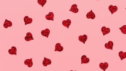 Wallpaper background valentine day with heart pink 