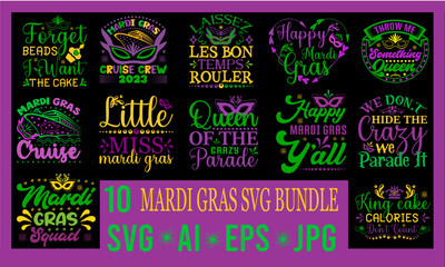 Mardi Gras Svg Bundle
