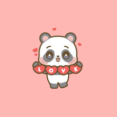 CUTE KAWAII ANIMALS SAN VALENTINE