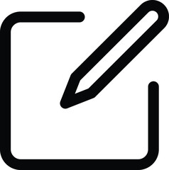 Edit icon, Pencil icon, sign up icon vector isolated on white background

