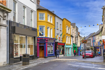 Fototapeta na wymiar Street in Ennis, Ireland