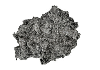 Fototapeta premium .macro shot of a salt crystal very beautiful close up on a black background isolated very close