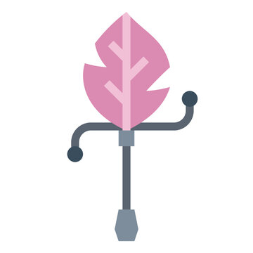 Feather Tickler flat icon style