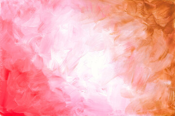 Fototapeta premium Hand painted textured background. Full color design. Brushstrokes, dots, lines, waves. pattern.