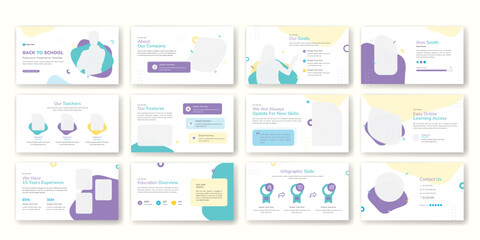 Back To School Presentation Slide Template  