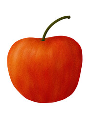 red apple
