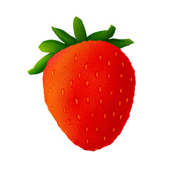 strawberry watercolor 