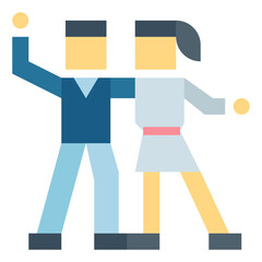 salsa flat icon style