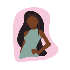 A girl with a hand on her hip