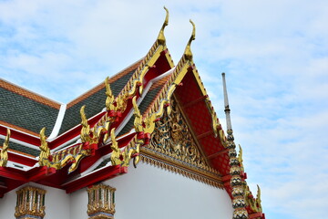 thai temple roof