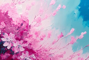 Beautiful spring: cherry blossoms background. 