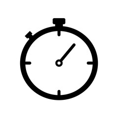 Stopwatch, clock icon