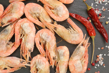 frosted shrimps background closeup photo © ulianna19970