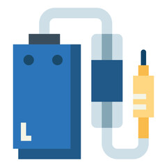 pedal flat icon style