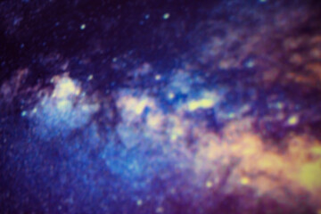 Fototapeta premium Out of focus Milky Way starry skies, suitable for backgrounds.