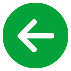 Directional Arrow Symbol on Transparent Background