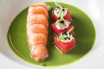 sushi with salmon