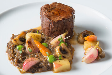 Meat and potatoes