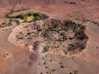 Henbury Meteorite Craters formed by an impact 4,700 years ago in arid central Australia