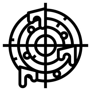 recommend clip art: sniper icon style