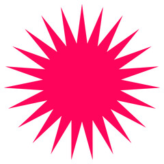 Abstract geometric element shape on Transparent Background