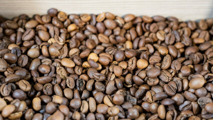 Coffee beans and the smell of coffee