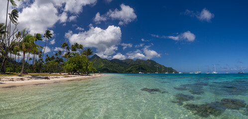 Tahiti island nature landscape, French Polynesia
