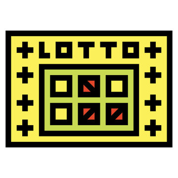 recommend clip art: lotto filled outline icon style