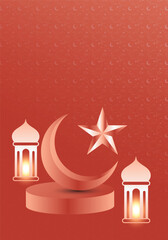 
Ramadan Occasion 3d Greetings  Wishes Theme. Ramadan Cannon, Ramadan Mubarak, Happy Ramadan,
Half Moon, Star, 3d Plate, Gradient Color, 
Ramadan Lantern, Islamic Window, Mosque Abu Dhabi,
