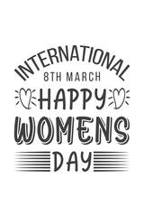 Women's Day T-Shirt Design Vector