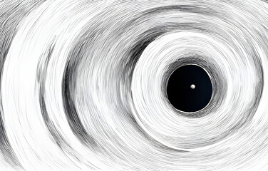Fototapeta na wymiar A giant black hole in space sucks in stars and matter. 