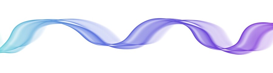 Smooth curve wave line gradient blue purple