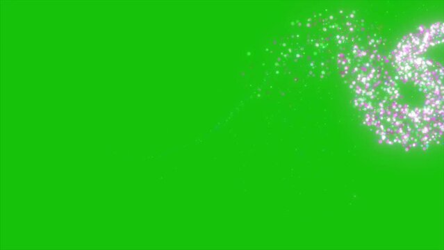 Particle Trail Green Screen Background, Glowing Particle Trail Moving. Glitter Particle Moving, Gold Glitter Trail Particle Moving Awards Background. Shining Glitter Flicking Trail Over Bg
